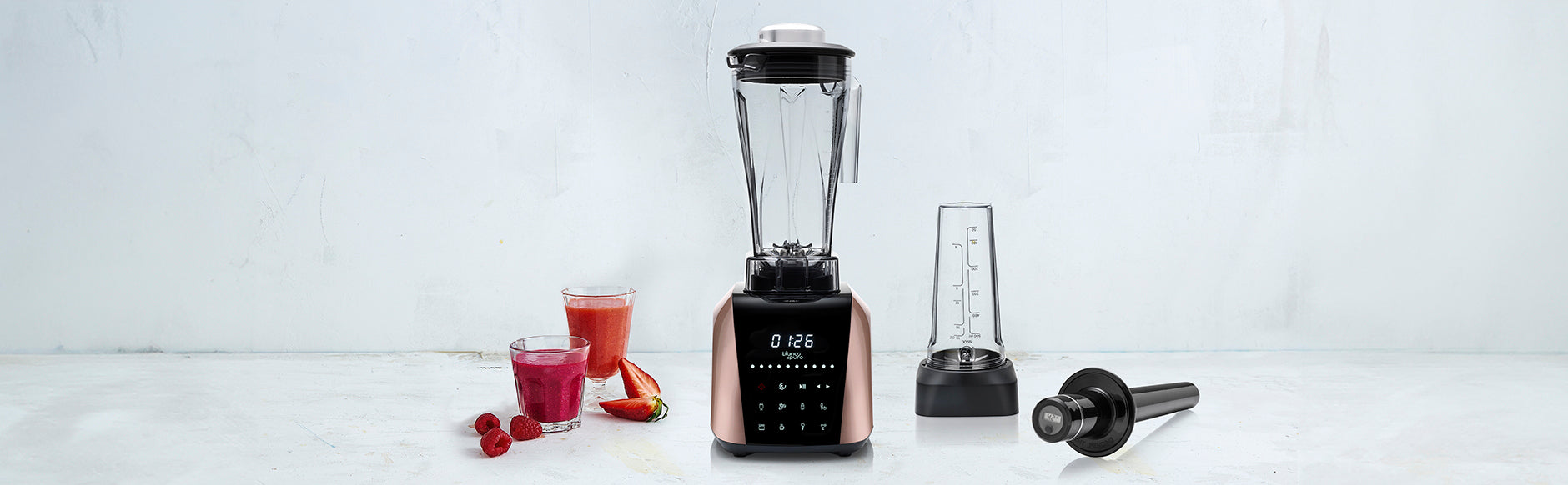 High-performance blender PATTO - bianco di puro – bianco di puro